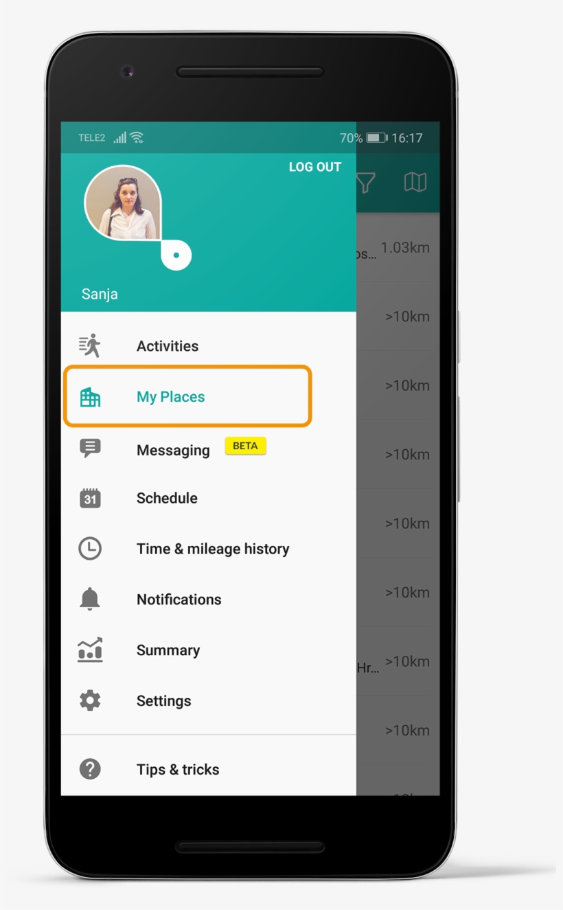 Type Directly Into The Search Box And Enter Your Search - Mobile App, transparent png download