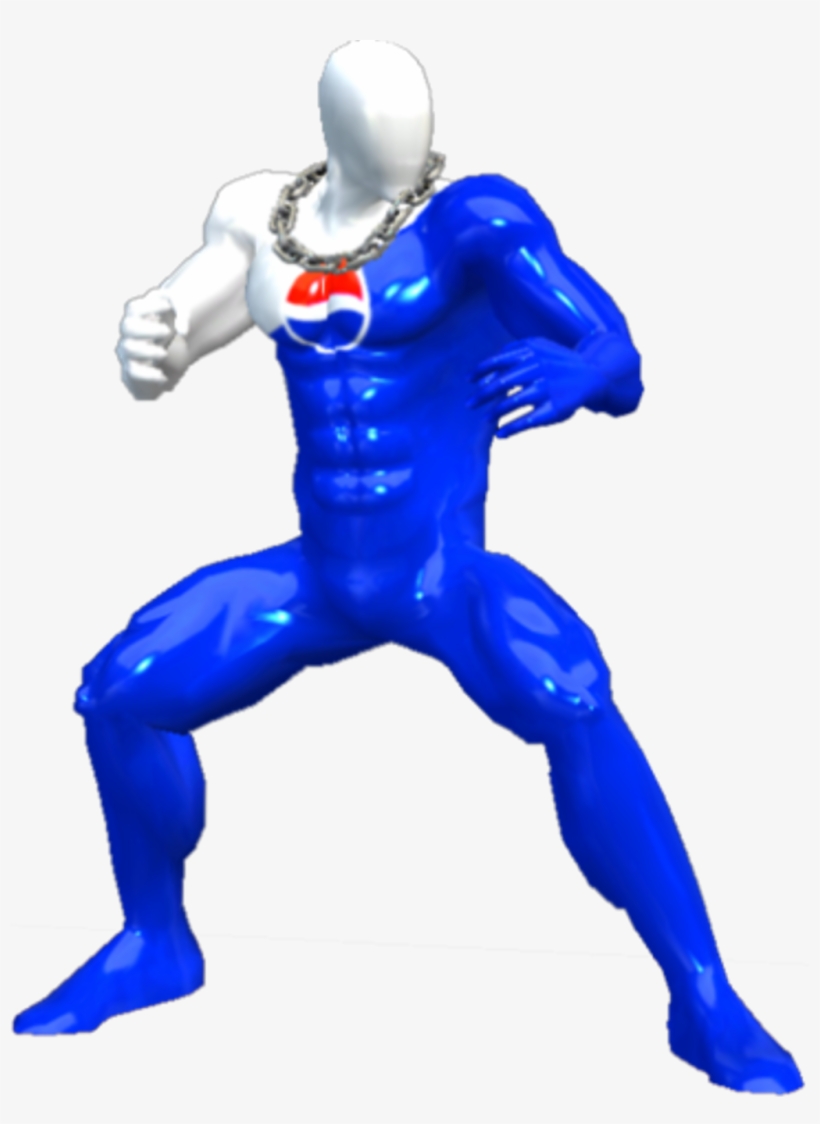 Pepsiman Sticker - Captain Falcon Pepsi Man, transparent png download