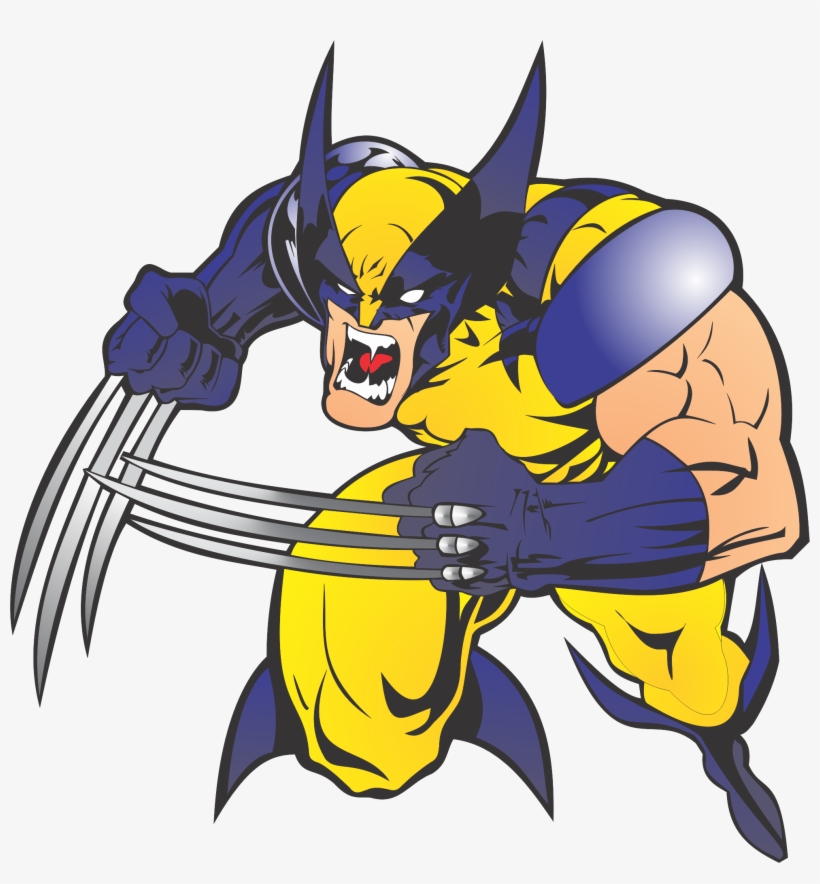 Wolverine - Cartoon, transparent png download