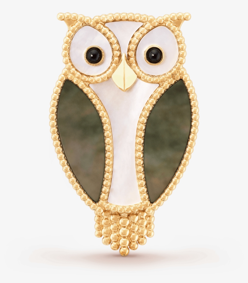Lucky Animals Owl Clip - Van Cleef & Arpels Animals, transparent png download