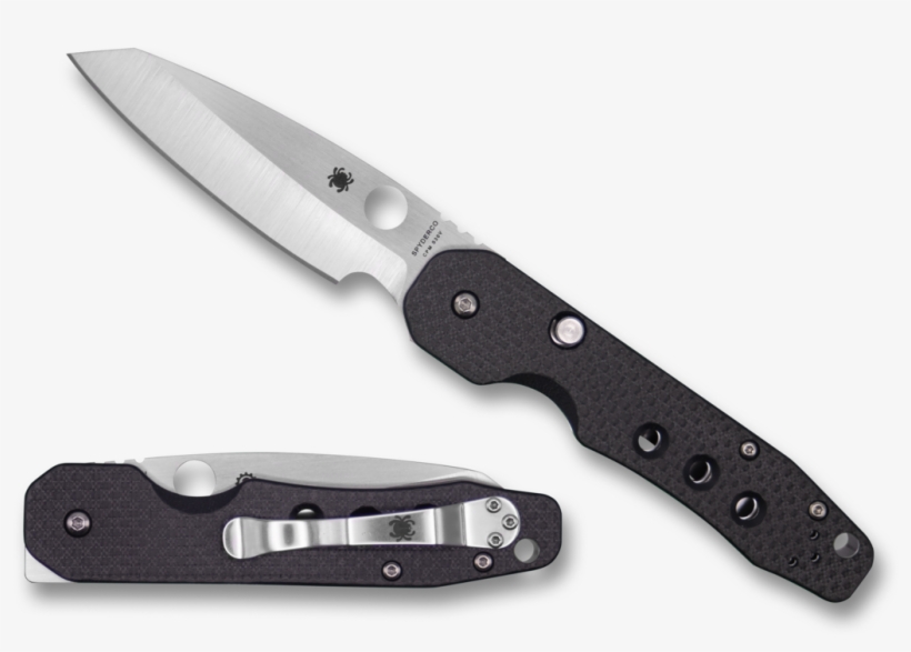 Spyderco Smok Folder Pocket Knife S30v Edc C240cfp - Spyderco, transparent png download