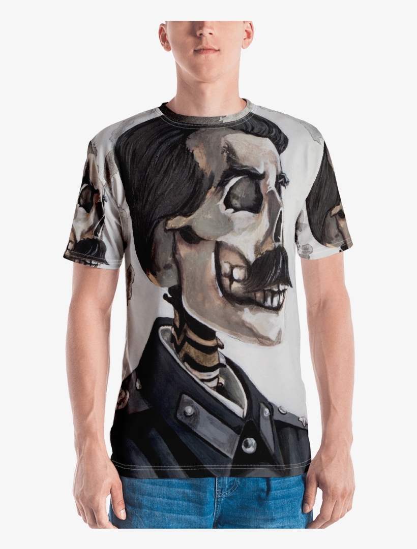 Joseph Stalin Skull “the Last Portrait” Men's T-shirt - Cccp 1989, transparent png download