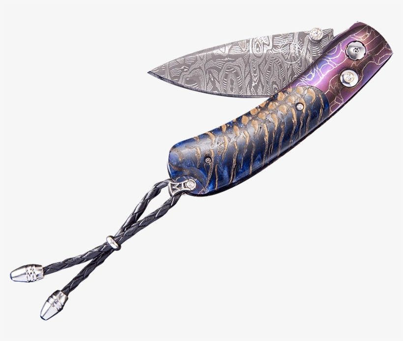 William Henry Kestrel Blue Mountain Pocket Knife - Utility Knife, transparent png download