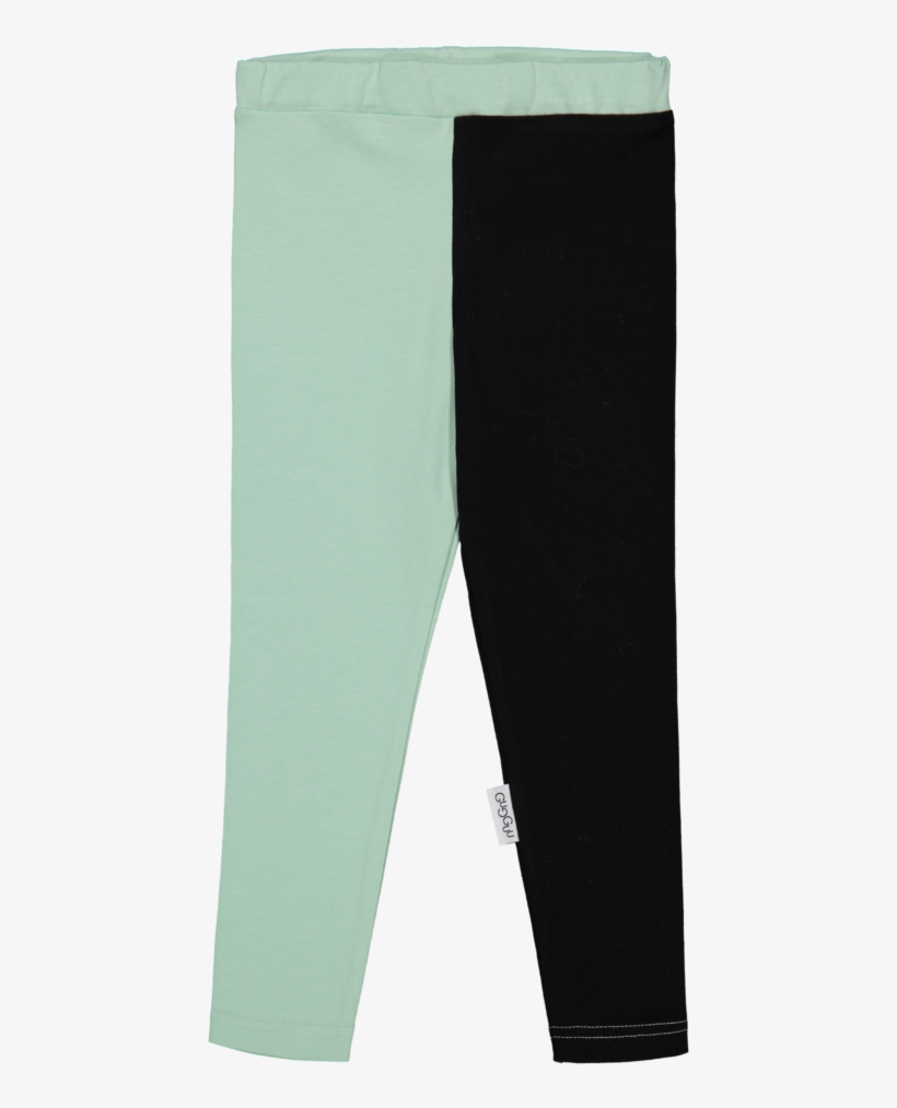 Leggings, Green Vine/black - Pocket, transparent png download