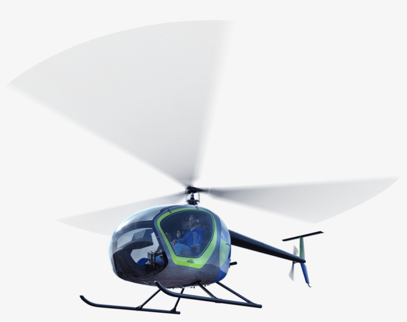 Majority Of Civil Helicopters Have 2 Seats - Aeroscout Helicopter, transparent png download