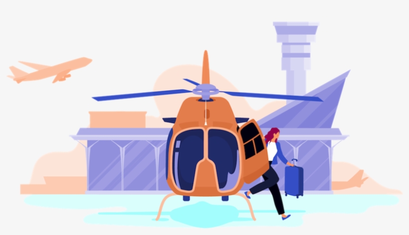 Airport Transfers 1 Fb - Helicopter Rotor, transparent png download