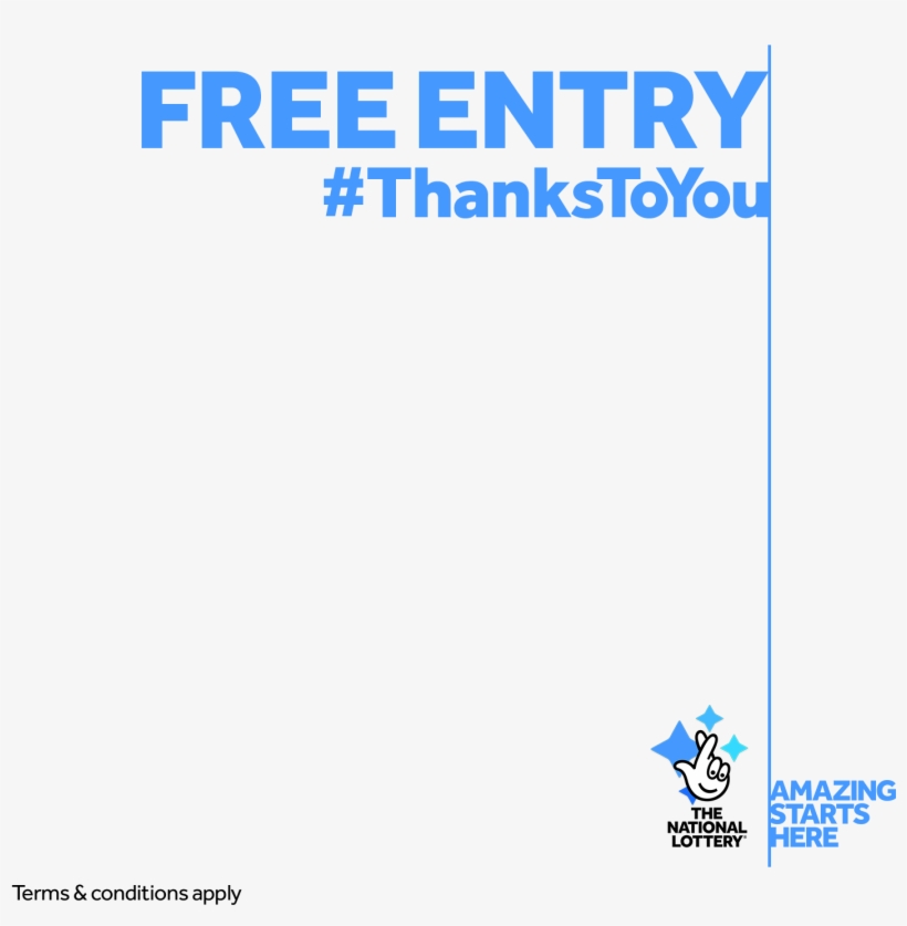 Free Entry Empty Bluetext - National Lottery, transparent png download