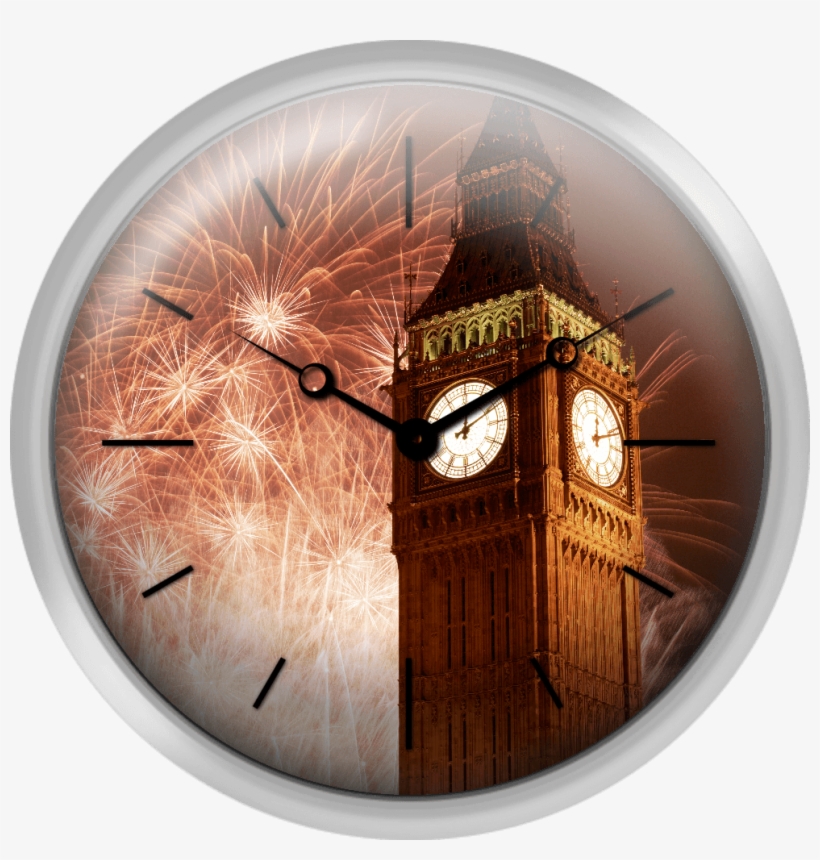 New Years Eve Celebration In London - Big Ben, transparent png download