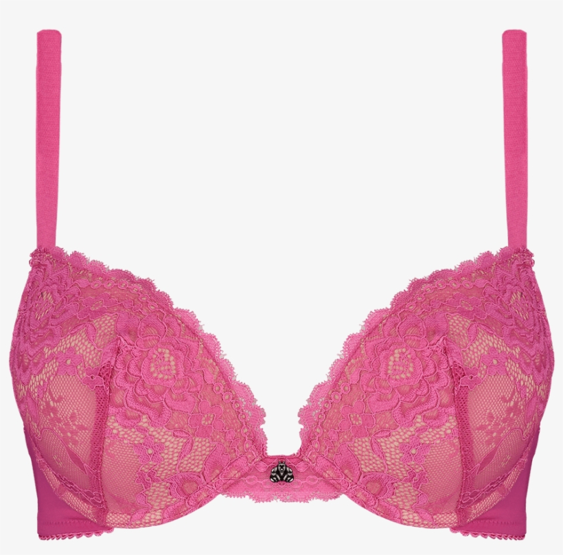 Lace Bra Pink Braa01 2070pink - Pink Lace Bra Png, transparent png download