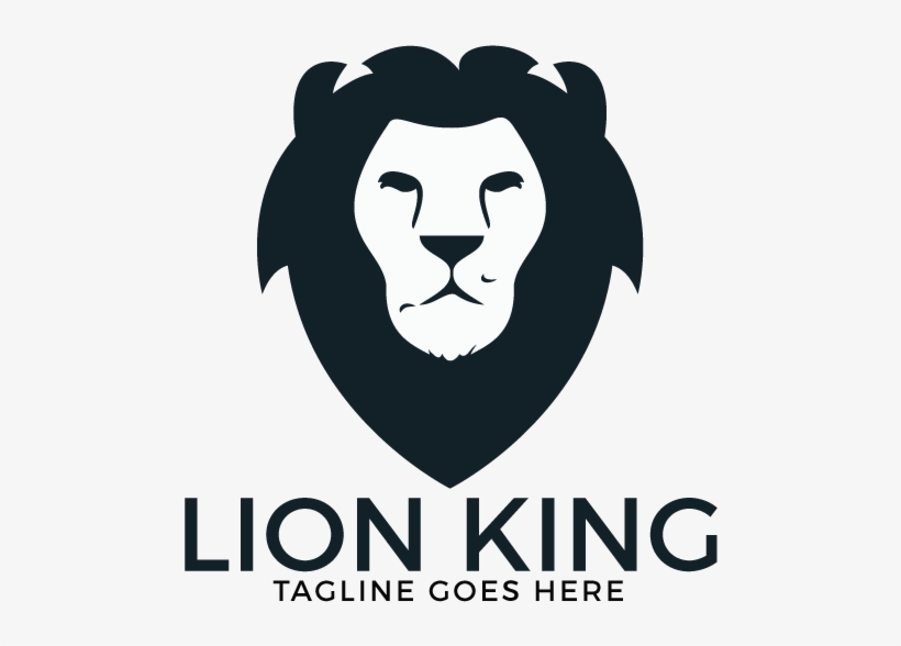 Lion Head Logo Design - Illustration, transparent png download