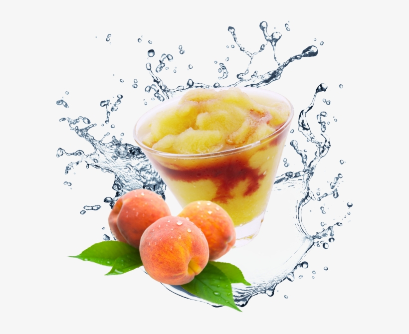 Champagne, Peach Fruit Puree And Desert Pear Syrup - Water Drop Transparent Background Png, transparent png download