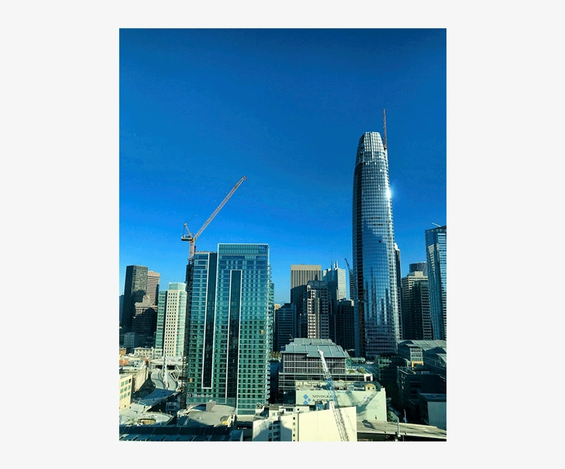 Morning Greets The San Francisco Skyline Via @kaspik - Metropolitan Area, transparent png download