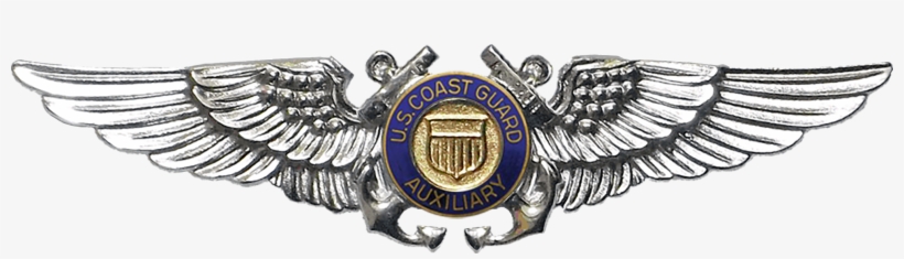 Uscg Auxiliary Aviator Badge - Badge, transparent png download