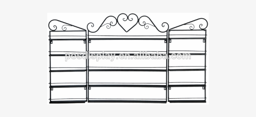 Wall Mounted Metal Display Nail Polish Rack, transparent png download