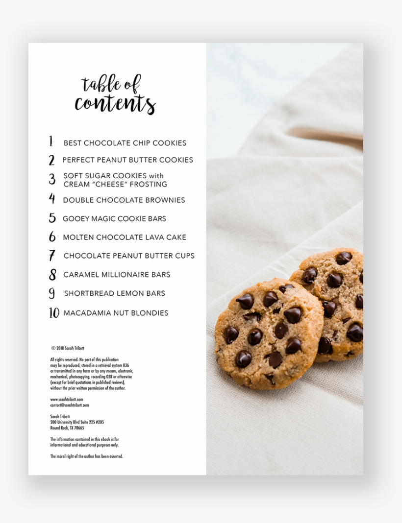 Sugar-free Dessert Recipe Ebook, transparent png download