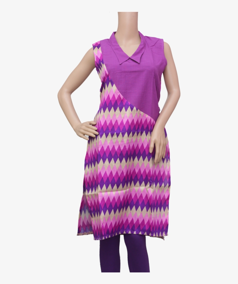 Thams Kurta Collar/double Color/shoe Lace Styled - Woolen, transparent png download