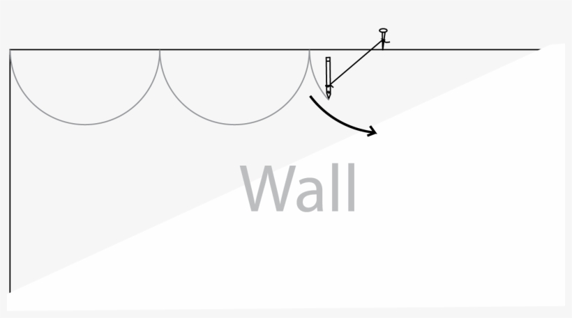 Then, While Holding The Nail Firmly In Place Draw The - Coq Wallon, transparent png download