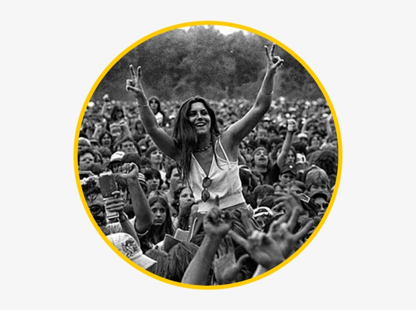 Website 3 Punten3 - Woodstock 1969, transparent png download
