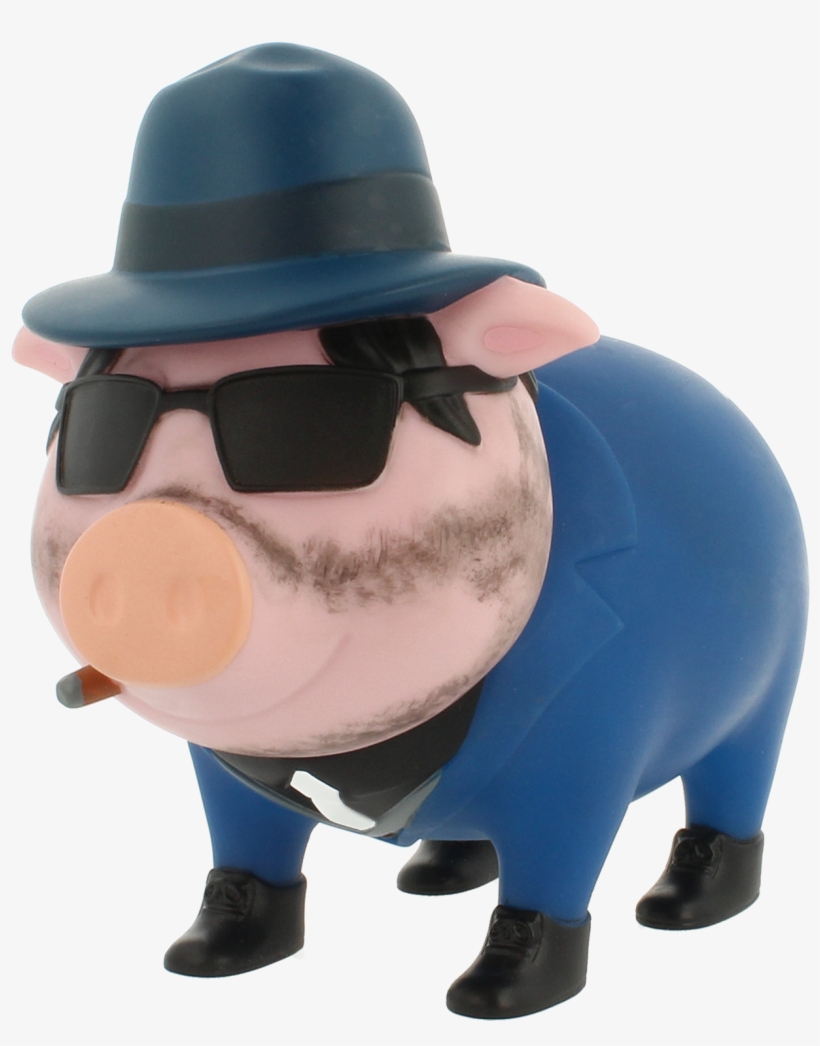 Biggys, Gangster Piggy Bank - Piggy Bank, transparent png download