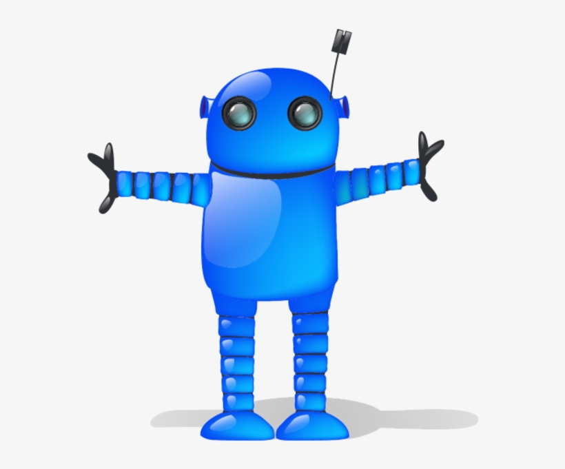 Blue Robot Sh Image - Blue Robot, transparent png download