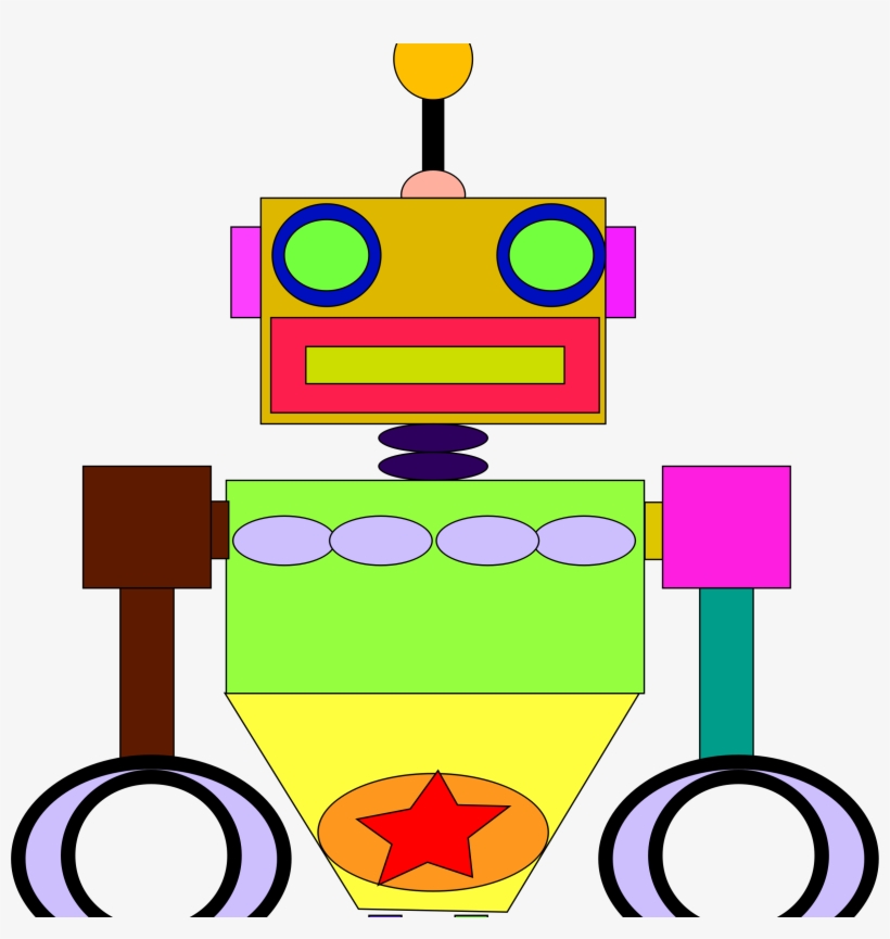 Gallery For Robot Clipart Microsoft, transparent png download