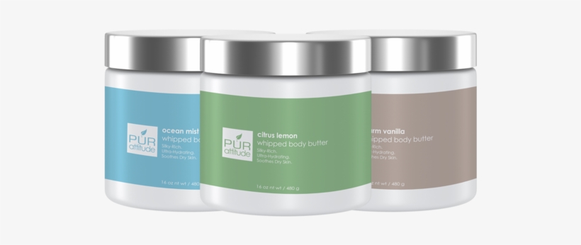 Whipped Body Butter Set (warm Vanilla, Citrus Lemon, - Cosmetics, transparent png download