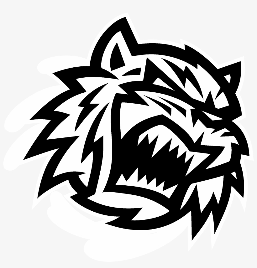 Bridgeport Sound Tigers Logo Black And White - Bridgeport Sound Tigers Logo, transparent png download