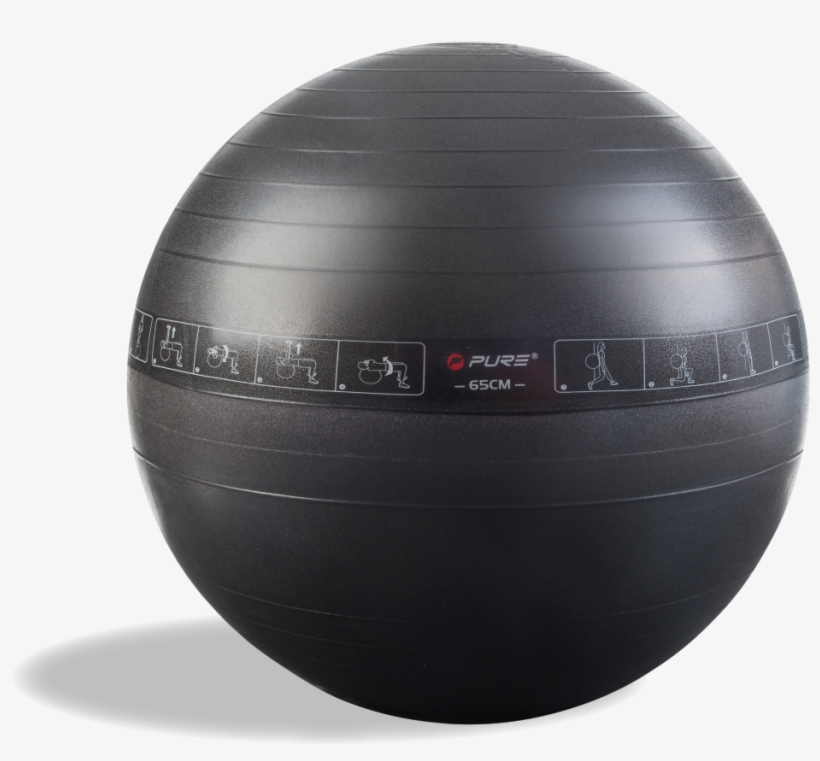 Gym Ball Png Transparent Images - כדור פיזיו שחור, transparent png download
