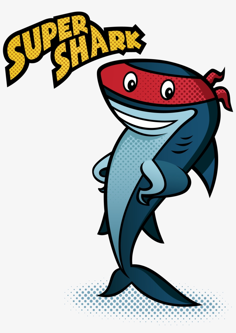 Masks Clipart Shark - Cartoon, transparent png download