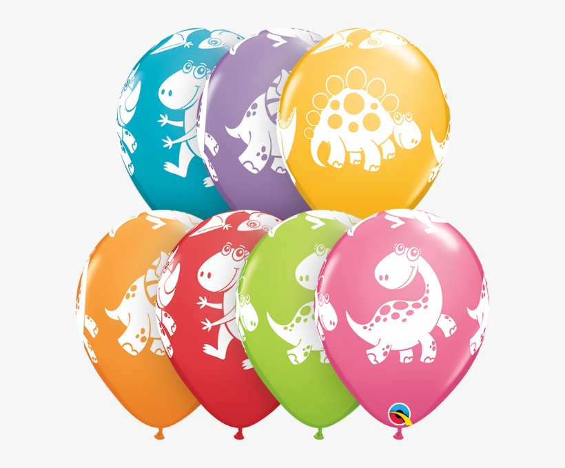 40201 Cute & Cuddly Dinosaurs Latex Balloon - Balloon Dinosaur Png, transparent png download