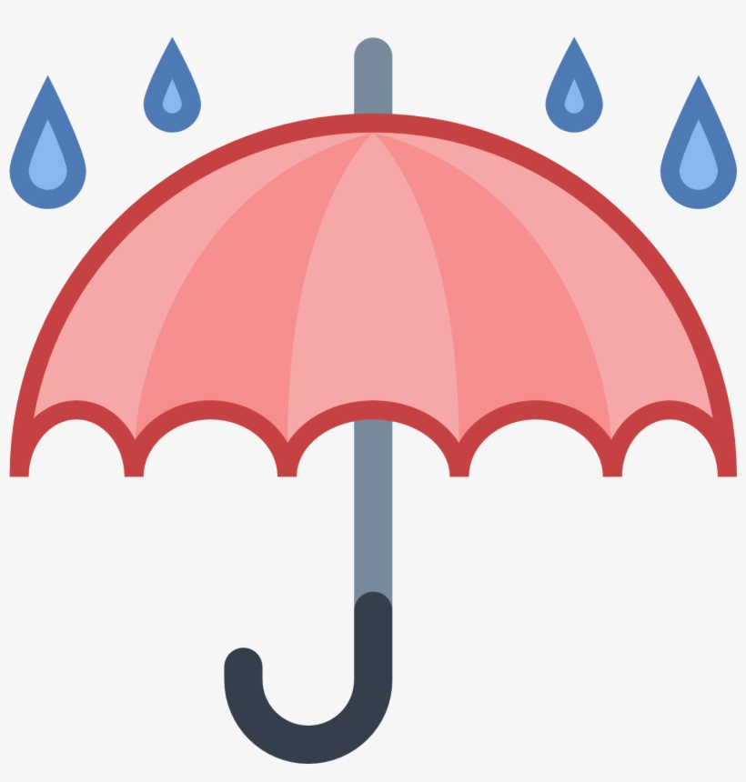 Drops Clipart Curved Water - Transparent Bad Weather Clip Art, transparent png download