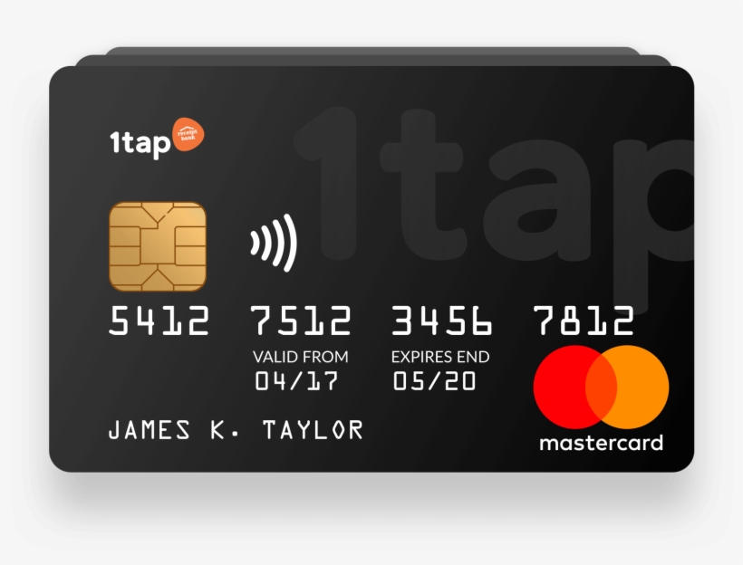 1tap Money Card - Card, transparent png download