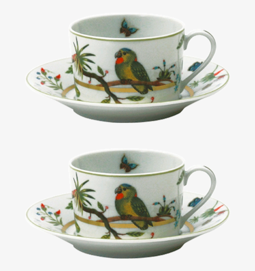 Set Of 2 Tea Cups And Saucers Alain Thomas By Alain - Ceramic, transparent png download