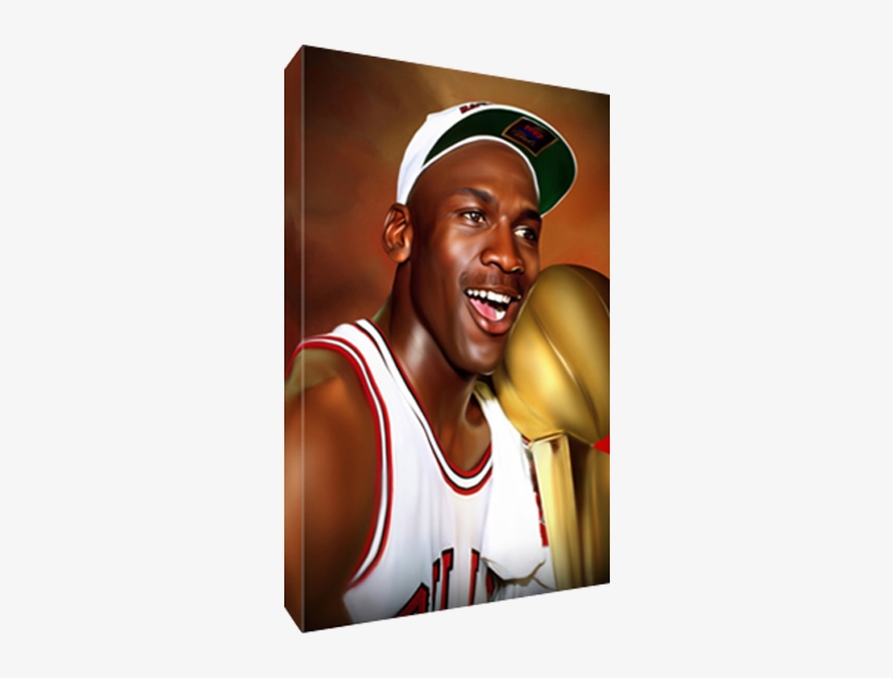 Details About 1992 Chicago Bulls Michael Jordan Back - Canvas, transparent png download