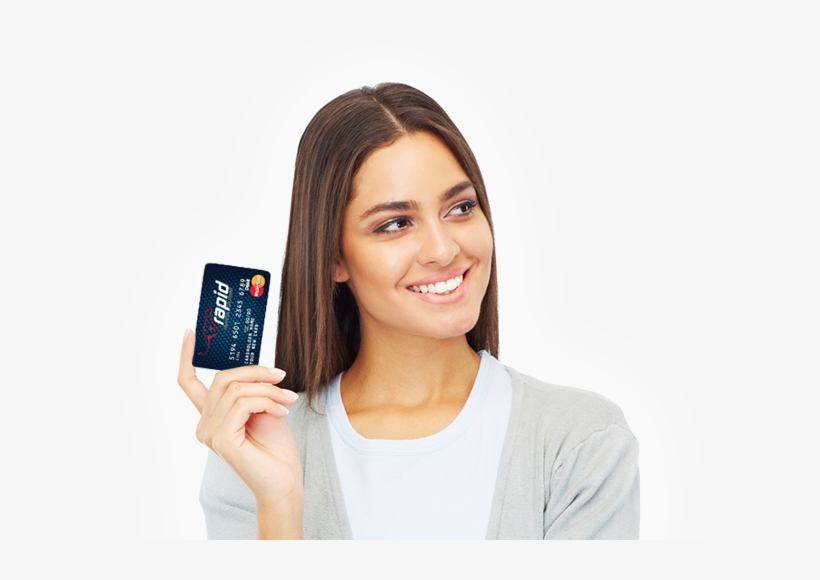 Mastercard Are Accepted - Master Card With Girl, transparent png download