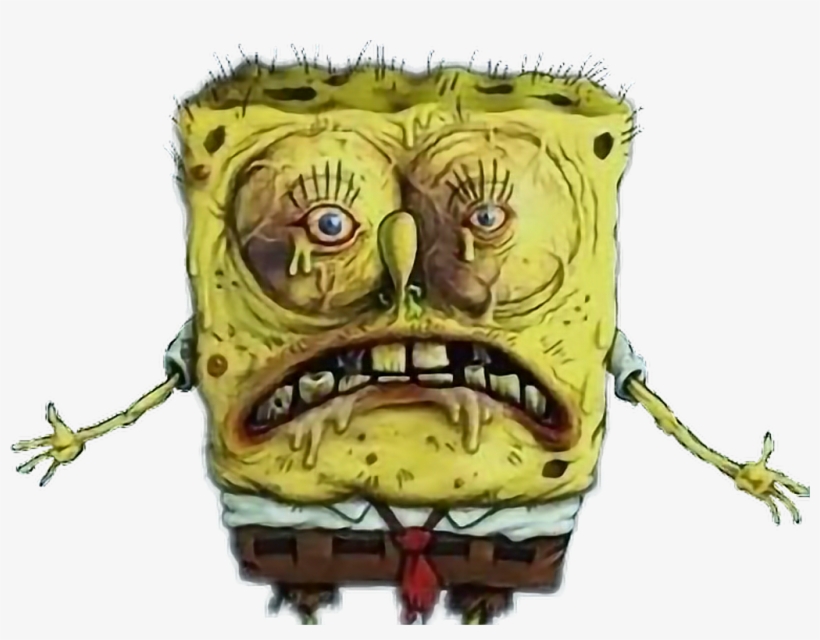 Uglyspongebob Sticker - Those Spongebob, transparent png download