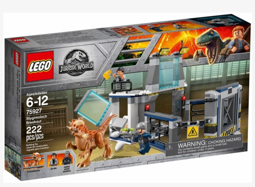 75927 1 - Lego Jurassic World Stygimoloch Breakout, transparent png download