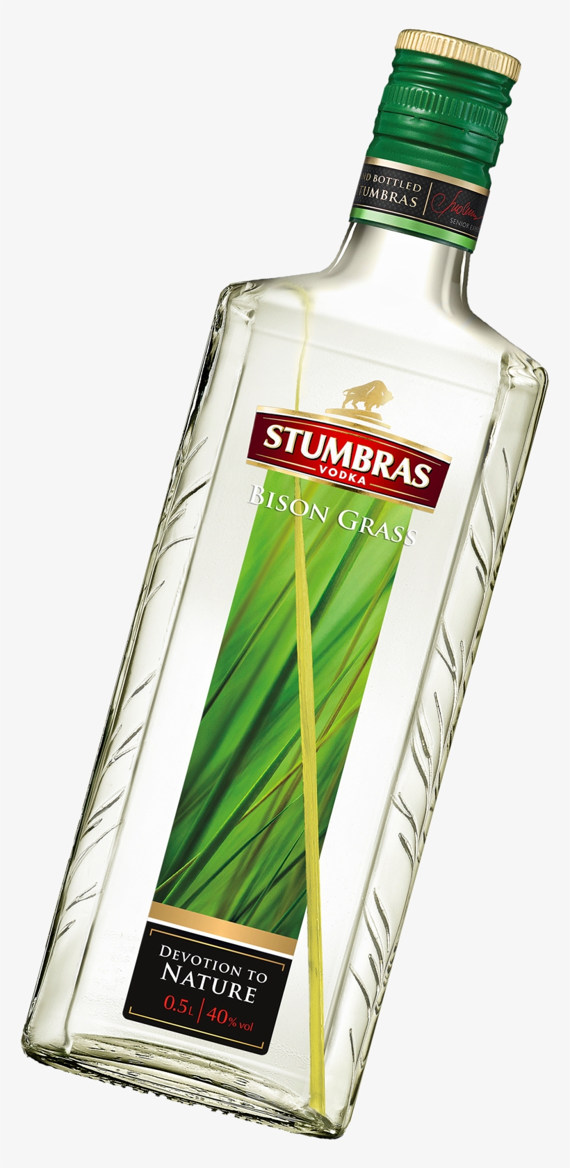 Stumbras Bison Grass Vodka, transparent png download