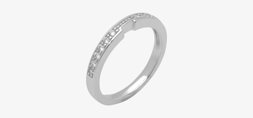 14k White Gold Diamond Ring D2092 - Engagement Ring, transparent png download