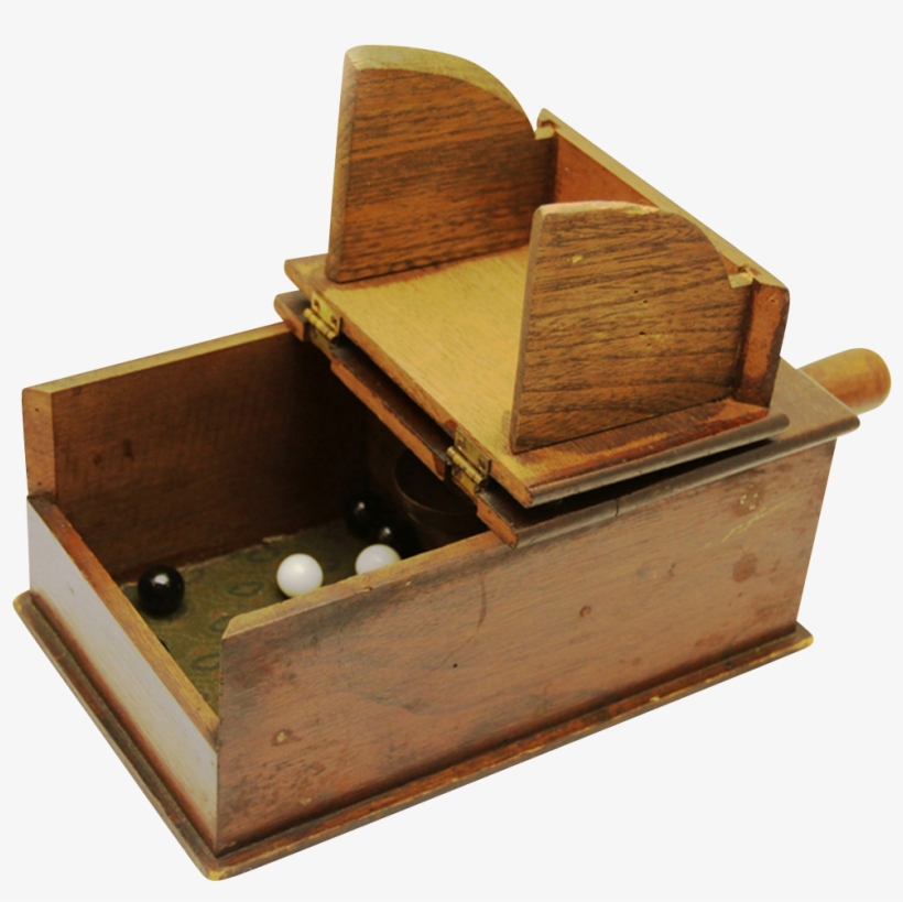American Masonic Black Ball Ballot Voting Box, With - Plywood, transparent png download