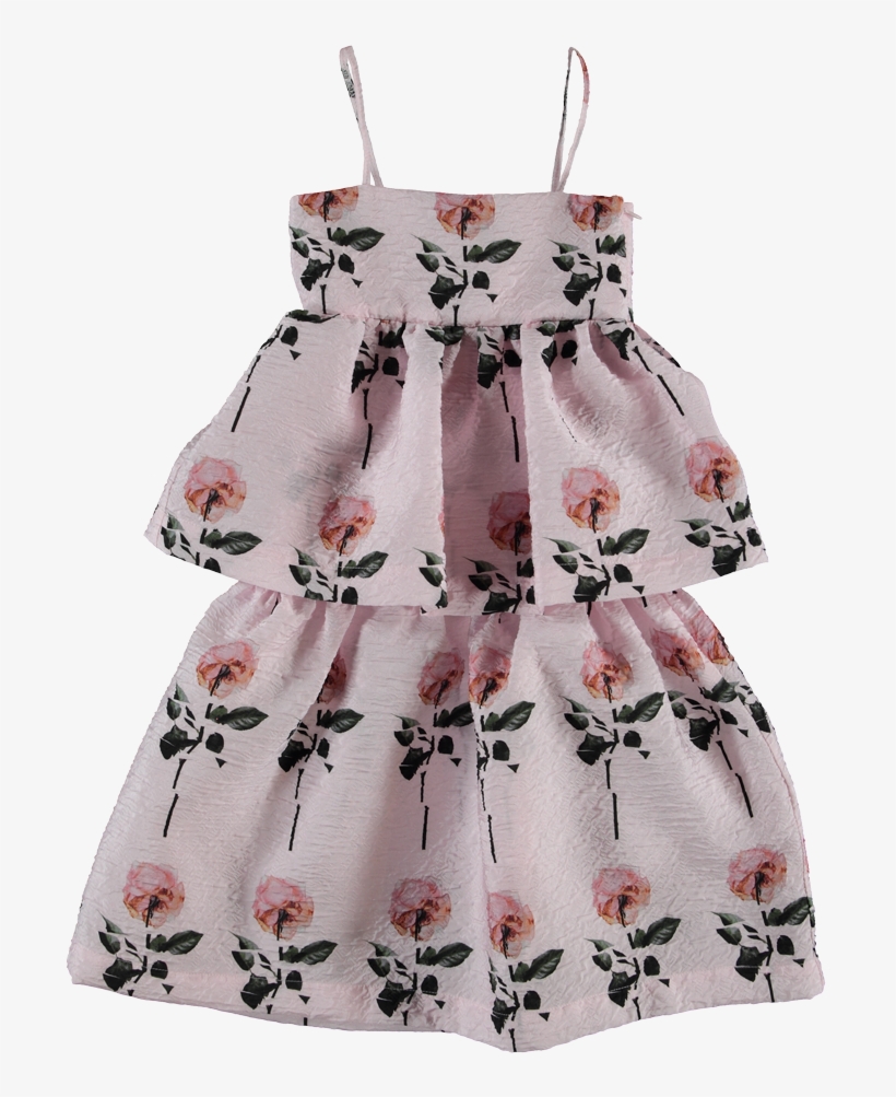Caroline Bosmans Poppy Pollen Rose Dress - Pattern, transparent png download