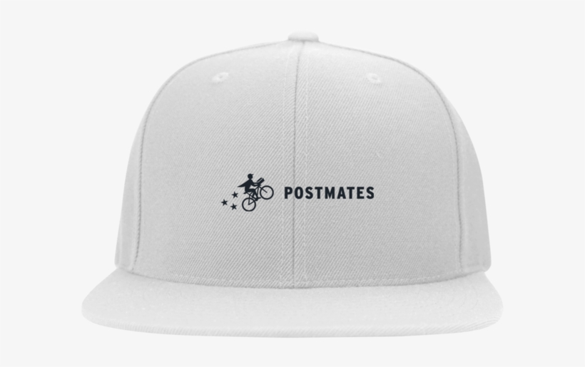Postmates Flat Bill Twill Flexfit Cap - Postmates, transparent png download