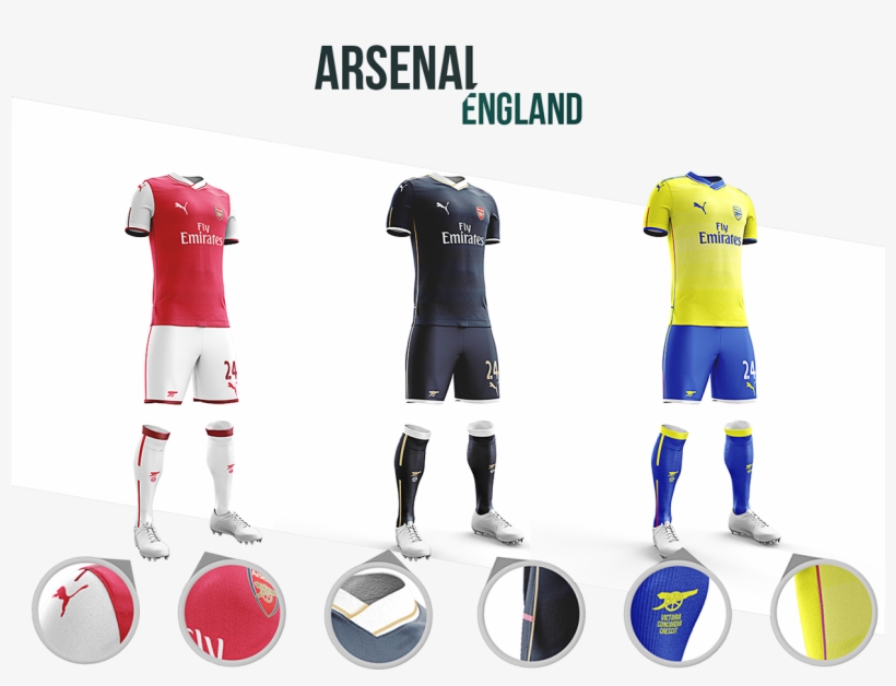 Veja Abaixo Suas Criações De Camisas Titulares, Reservas - Man United Concept Kit, transparent png download