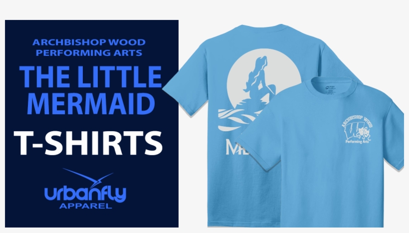 The Little Mermaid Production T-shirts - Little Mermaid, transparent png download