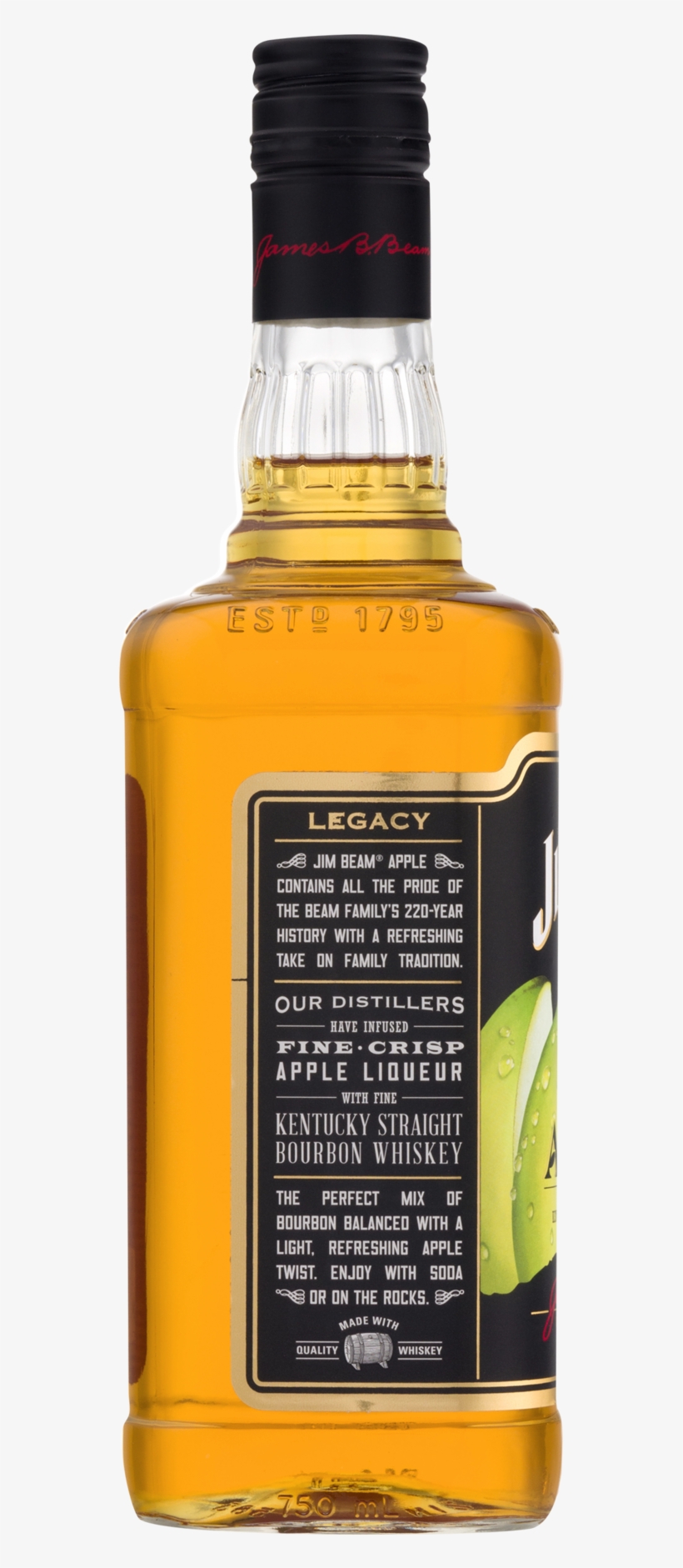 Jim Beam Maple Whiskey Eu Bottle, transparent png download