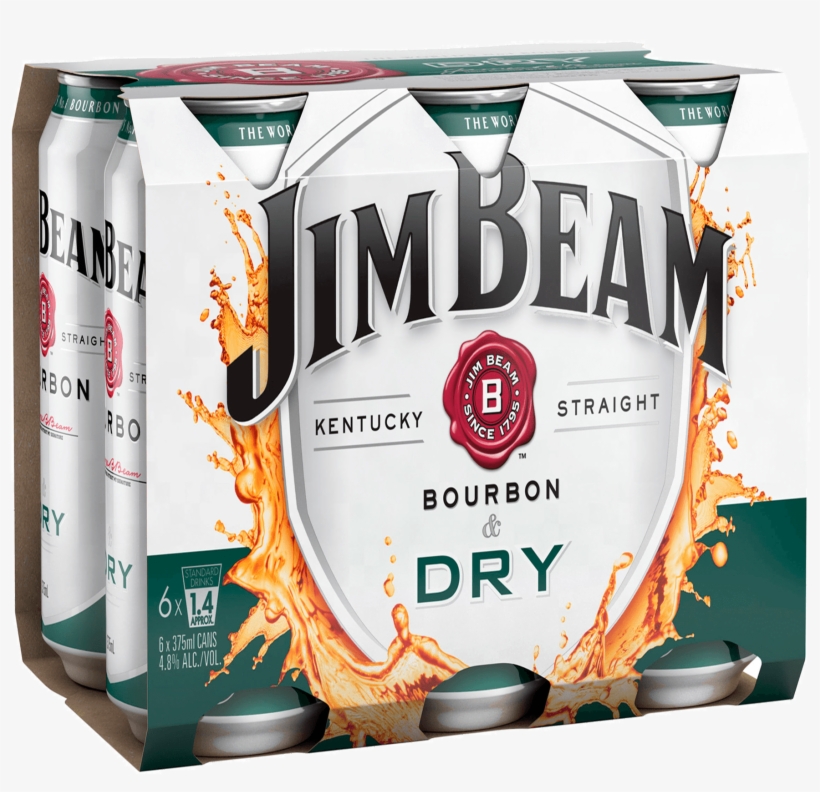 Jim Beam White & Dry Jim Beam White - Jim Beam, transparent png download