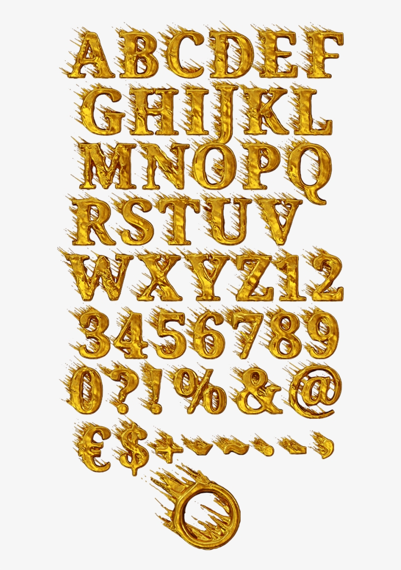 Golden Wind Font, transparent png download