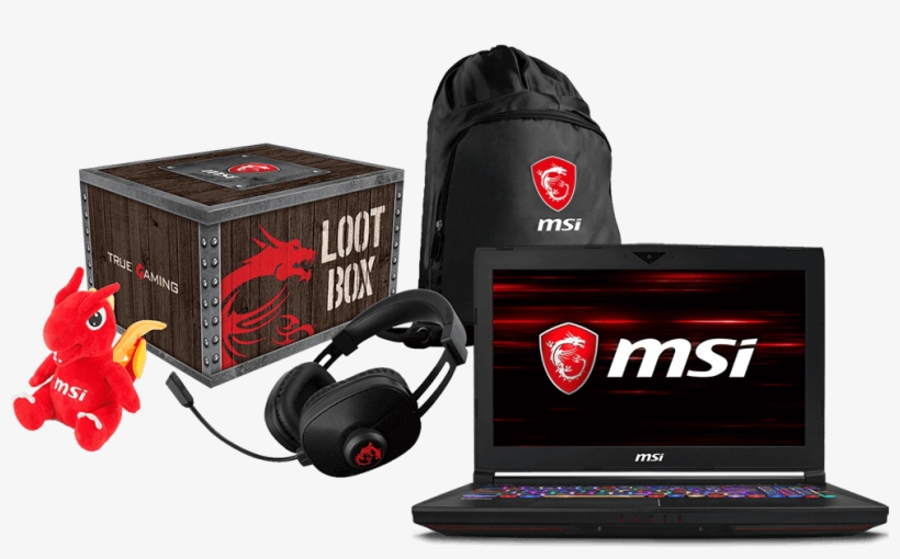 Msi Gt63 8rg-054ca Titan - Msi Loot Box Bundle, transparent png download