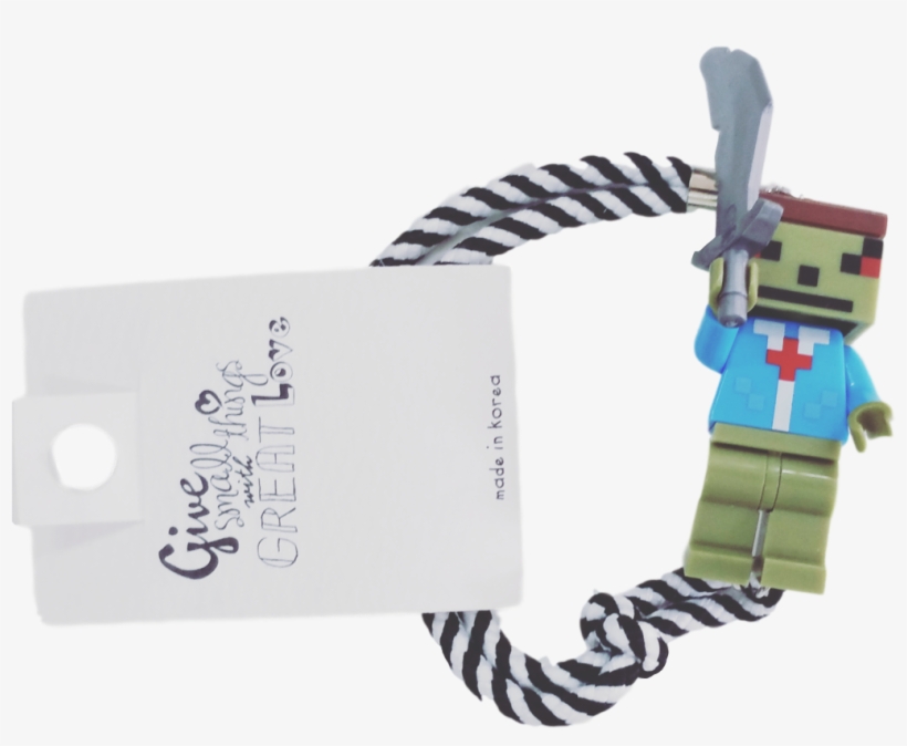 Milk & Soda Toy Bracelet Minecraft & Terraria Zombie - Figurine, transparent png download