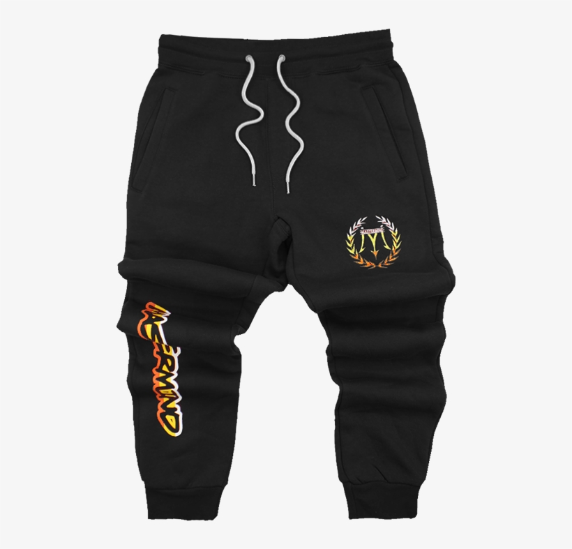 Image Of Black Goddest "grafitti" Sweatpants - Pocket, transparent png download